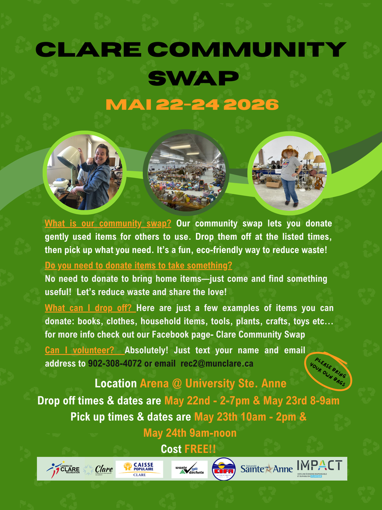 Clare Community Swap EN poster