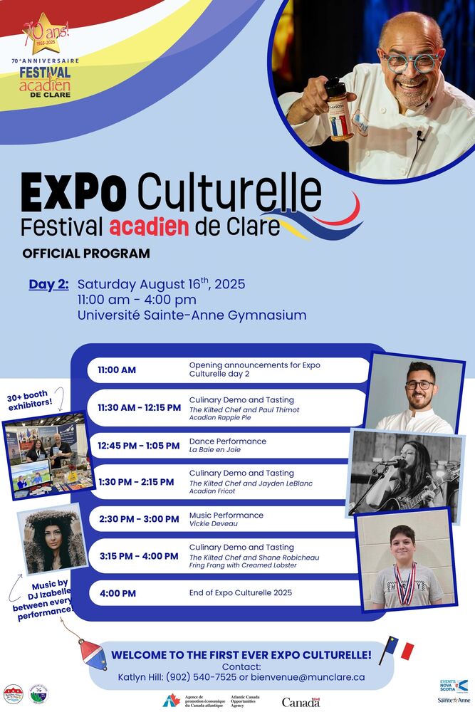 Expo Culturelle 2025 Program Day 1 EN