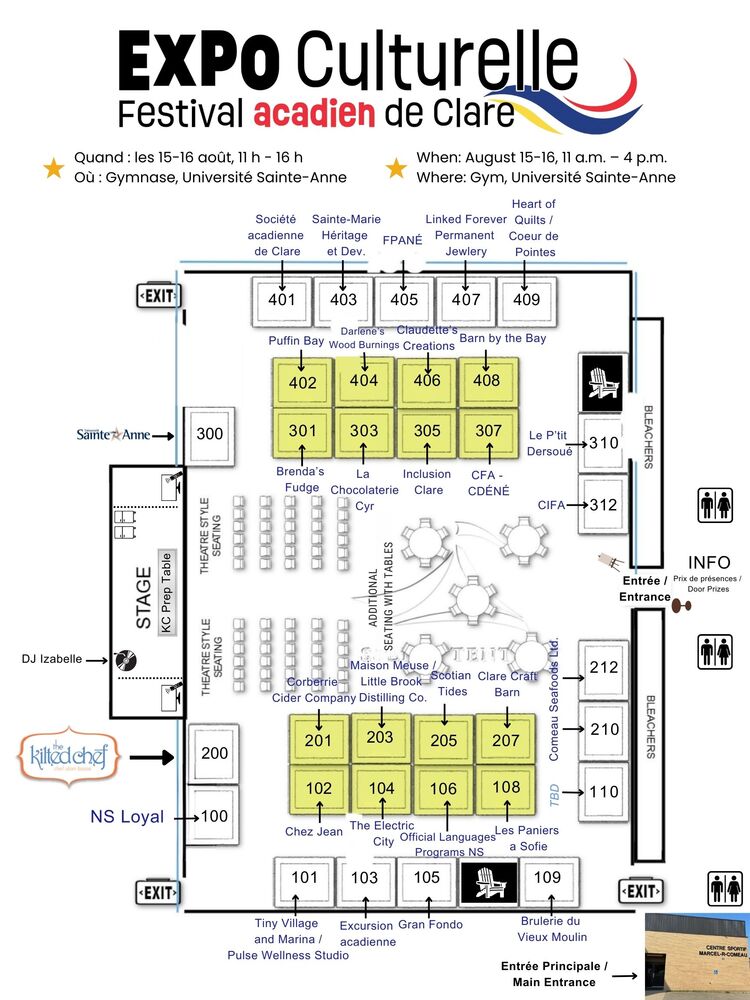 Expo Culturelle Floor Plan